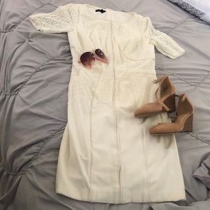 Ivy+blu ivory Lace dress